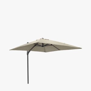 Glow Challenger T2 3m Square Champagne Free Arm Parasol - Image 10