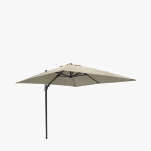 Glow Challenger T2 3m Square Champagne Free Arm Parasol - Image 4