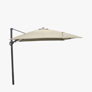 Glow Challenger T2 3m Square Champagne Free Arm Parasol - Image 9
