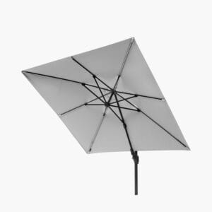 Glow Challenger T2 3m Square Luna Grey Free Arm Parasol - Image 8