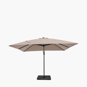 Glow Challenger T2 3m Square Taupe Free Arm Parasol - Image 5