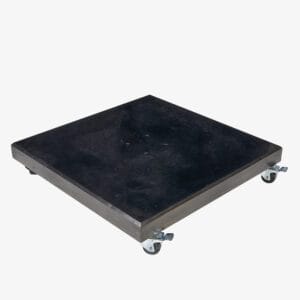 Modena Polished Black Granite 120KG Parasol Base - Image 5