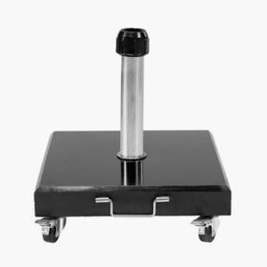 Rome Polished Black Granite 60KG Wheeled Parasol Base - Image 9