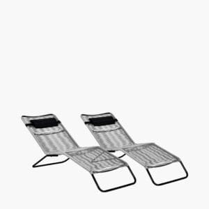 Rio Grey Outdoor Sunloungers - Image 9