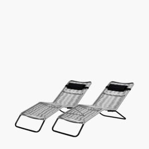 Rio Grey Outdoor Sunloungers - Image 8