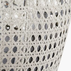 St Kitts Stone Grey Outdoor Single Nest Chair - Image 5