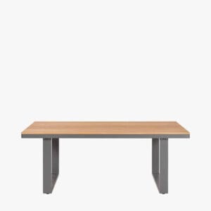 Stockholm Anthracite Outdoor 6 Seater Dining Set - Image 9