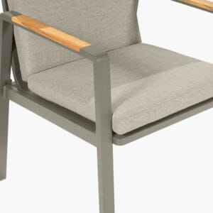 Stockholm Limestone Outdoor 6 Seater Dining Set - Image 3