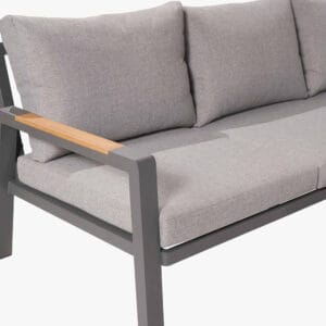 Stockholm Anthracite Outdoor Corner Seating Set - Image 5