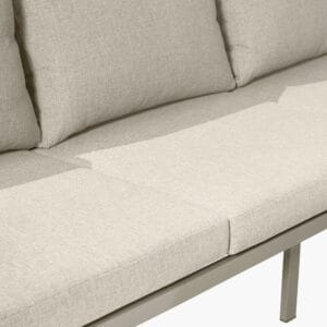 Stockholm Limestone Outdoor Corner Seating Set including Fire Pit Table - Image 7