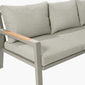 Stockholm Limestone Outdoor Corner Seating Set including Fire Pit Table - Image 6
