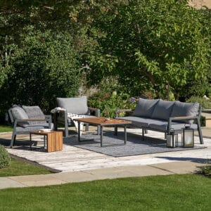 Stockholm Anthracite Outdoor Seating Set - Image 3