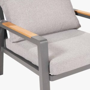 Stockholm Anthracite Outdoor Seating Set - Image 4