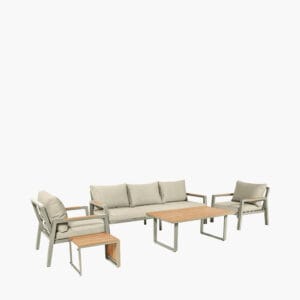 Stockholm Limestone Outdoor Seating Set - Image 9