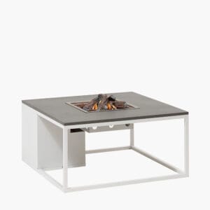 Cosiloft 100 White and Grey Fire Pit Table - Image 6