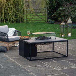 Cosiloft 120 Black and Grey Fire Pit Table - Image 7