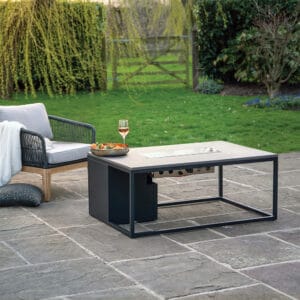 Cosiloft 120 Black and Grey Fire Pit Table - Image 6