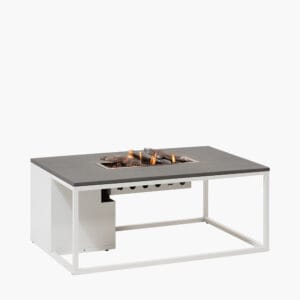 Cosiloft 120 White and Grey Fire Pit Table - Image 8