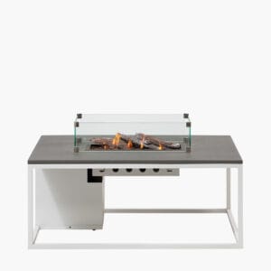Cosiloft 120 White and Grey Fire Pit Table - Image 4
