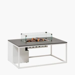 Cosiloft 120 White and Grey Fire Pit Table - Image 3