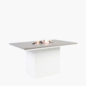 Cosiloft 120 Relaxed White And Grey Dining fire Pit - Image 6