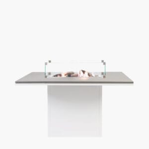 Cosiloft 120 Relaxed White And Grey Dining fire Pit - Image 4