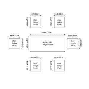 Reims Outdoor Dining Set - Image 9