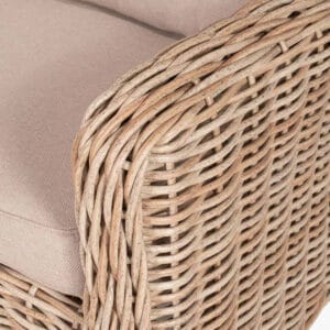 Barakaldo Natural Antique Outdoor Corner Seating Set - Image 6