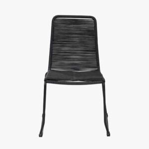 Pang Black Outdoor 4 Seater Dining Set - Image 9