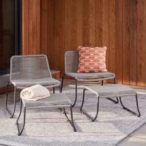 Pang Mink Outdoor Hocker Set - Image 3