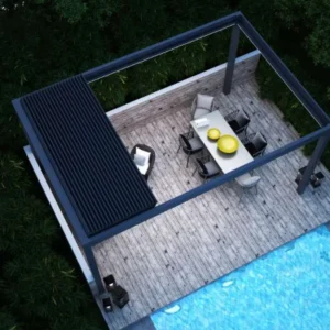 Freestanding Sliding Roof Pergola by Pinela Deluxe - Image 3