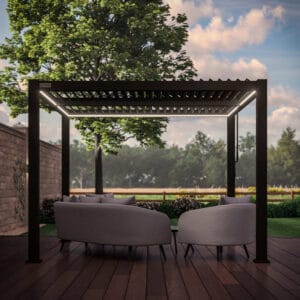 3m x 3m Freestanding Square Pergola by Como - Image 4