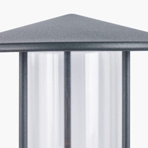 Myosotis Dark Grey Metal Chimney Wall Light - Image 6
