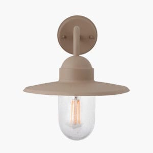 Lilium Taupe Metal and Glass Fisherman Wall Light - Image 10