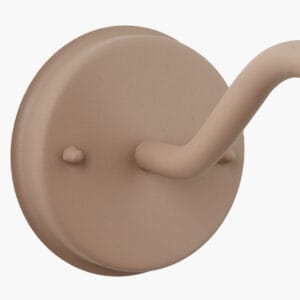 Lilium Taupe Metal and Glass Fisherman Wall Light - Image 5