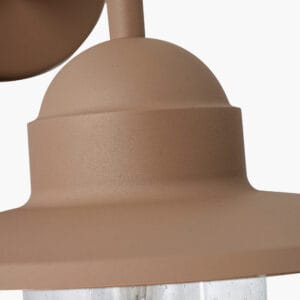 Lilium Taupe Metal and Glass Fisherman Wall Light - Image 4