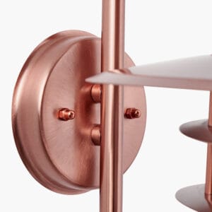 Centauri Copper Metal and Opaque Glass Wall Light - Image 3