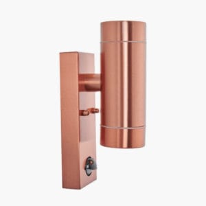 Lantana Copper Metal Dual PIR Wall Light - Image 6