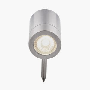 Lantana Brushed Steel Metal Directional Ground Spike Light - Image 11