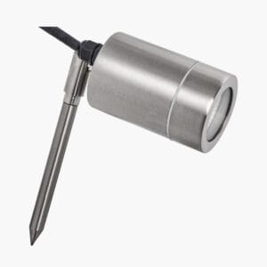 Lantana Brushed Steel Metal Directional Ground Spike Light - Image 10