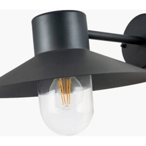 Carina Dark Grey Metal Outdoor Wall Light - Image 6