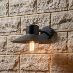 Carina Dark Grey Metal Outdoor Wall Light - Image 3