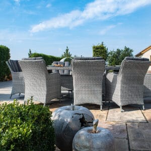 Ascot 8 Seat Oval Dining Set - Image 3