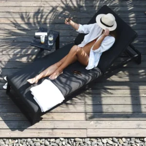Outdoor Fabric Allure Sunlounger (Various Colours) - Image 3