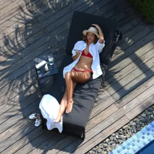 Outdoor Fabric Allure Sunlounger (Various Colours) - Image 4