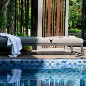 Outdoor Fabric Allure Sunlounger (Various Colours) - Image 17
