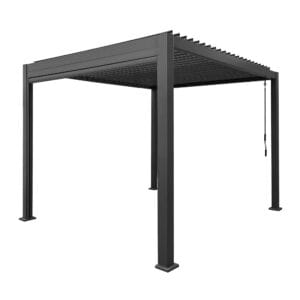 3m x 3m Freestanding Pergola by Jupiter on white background