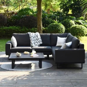 Outdoor Fabric Ethos Corner Group - With Square Coffee Table - Colour Options - Image 3