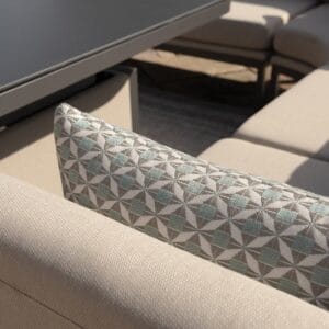 Outdoor Fabric Pulse U Shape Corner Dining Set with Rising Table - Colour Options - Image 5