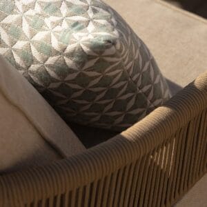 Porto Rope Weave Corner Sofa Set - Sandstone - Image 5